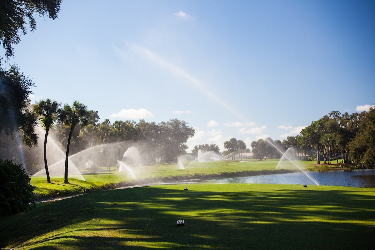 Irrigation On Golf Course